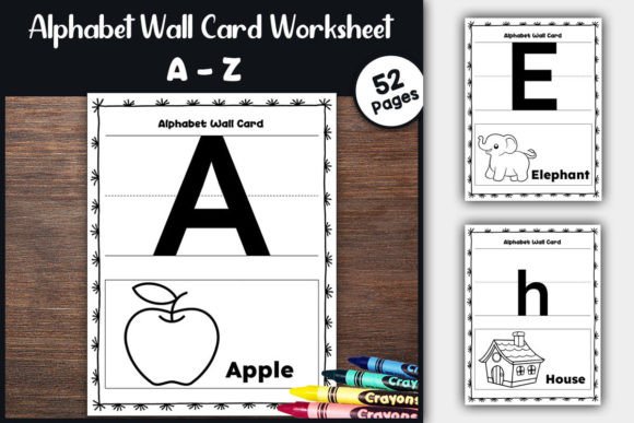 Download Alphabet Wall Cards ABC Posters HWT PreK - Premium Resources