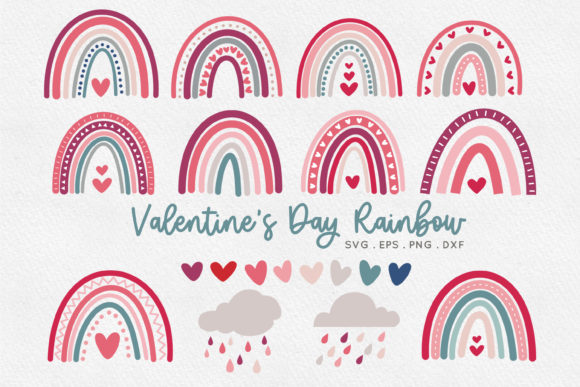 Download Valentine's Day Boho Rainbow&nbsp; - Premium Resources