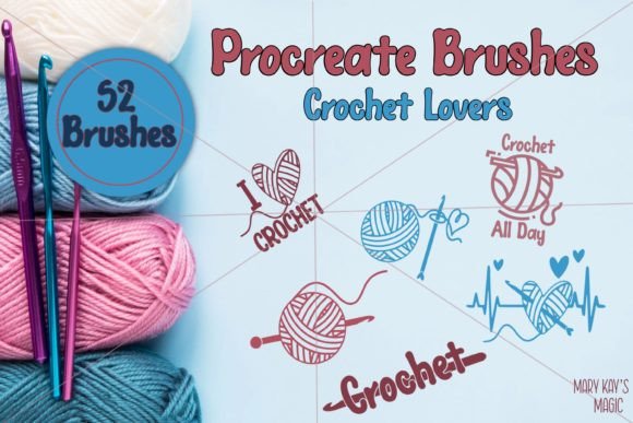 Download Procreate Crochet Icon Stamps-52 in All - Icon Collection