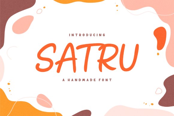 Download Satru a Handmade Playful Display Font - Playful Collection