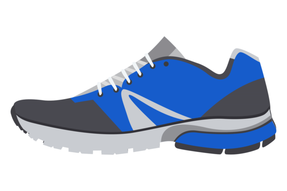 Download Blue Sneaker Icon. Sport Shoe. Casual Fo - Icon Collection