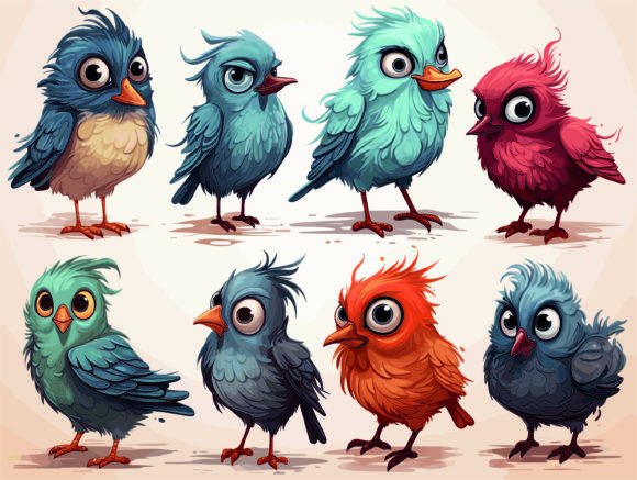 Download Icon Rainbow Bird - Premium Resources