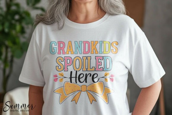Download Playful Grandkids Spoiled Here Shirt PNG - Premium Resources