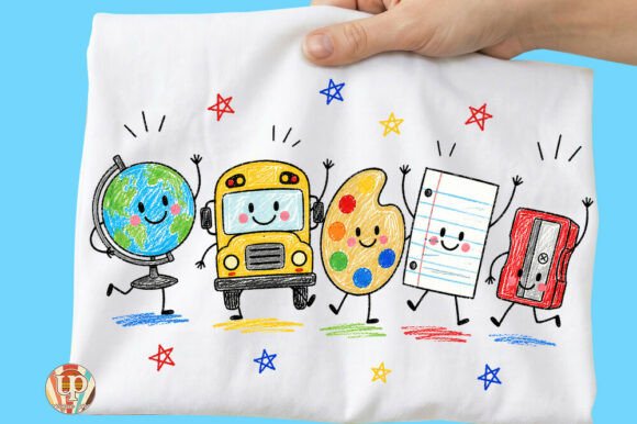 Download Back to School Doodle Trendy Sublimation - Sublimation Collection
