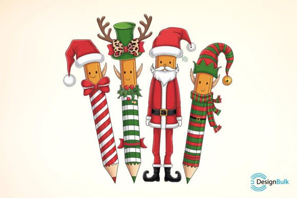 Download Christmas Teacher Pencil Sublimation - Sublimation Collection